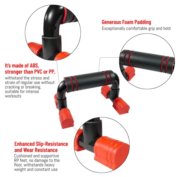 AVIVOR Push Up Bars with Foam Grip - Image 4